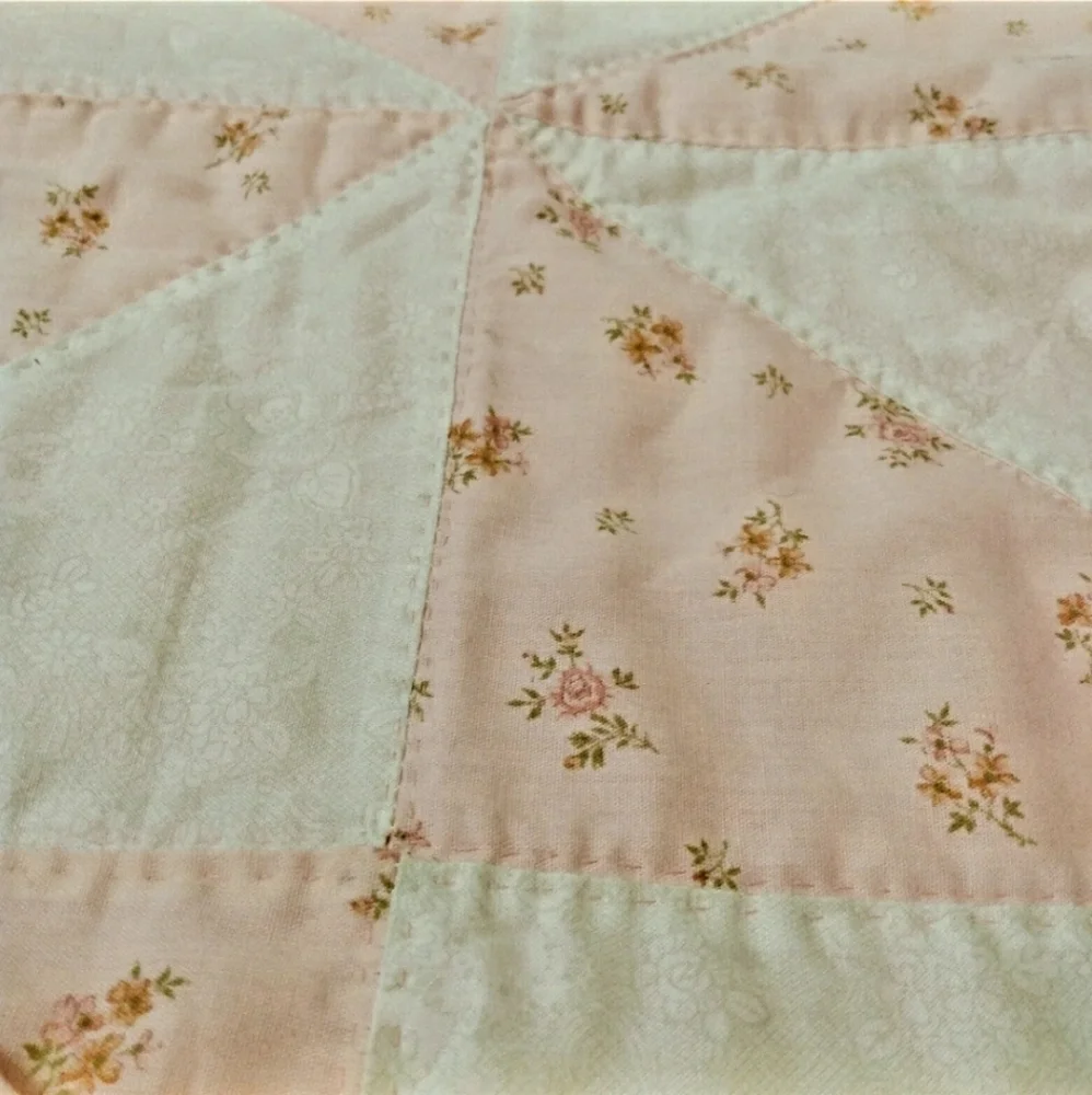 Baby Girl Crib Set Quilted Crib Set Shabby Chic. C